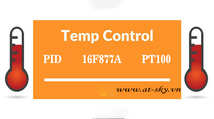 Heat temperature control control with PID algorithm using PIC 16F877A and PT100 sensor